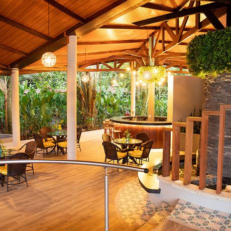 Aninga Lodge Essbereich Blick auf den Essbereich
