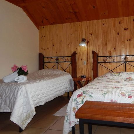 Betten des Superior Zimmers der Guayabo Lodge