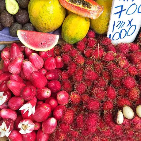 Blick auf Früchte bei dem Tagesausflug Kulinarische Moderne in San José
