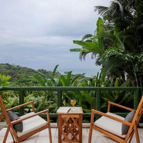 Resort Si Como No Deluxezimmer Plus Panorama von Terrasse
