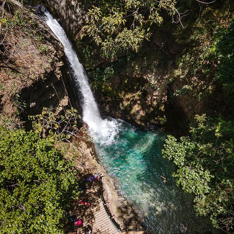 Wasserfall Costa Rica Blick auf einen Wasserfall in Costa Rica