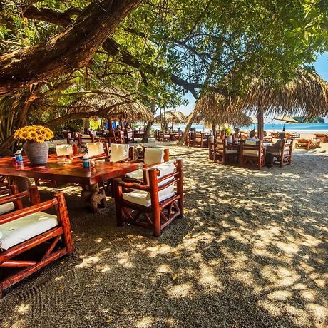 Hotel Macao Beach Galerie Ausblick auf Restaurant am Strand