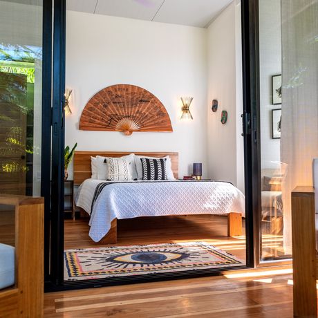 Hotel La Prometida Villa Sicht auf Schlafzimmer von Außen