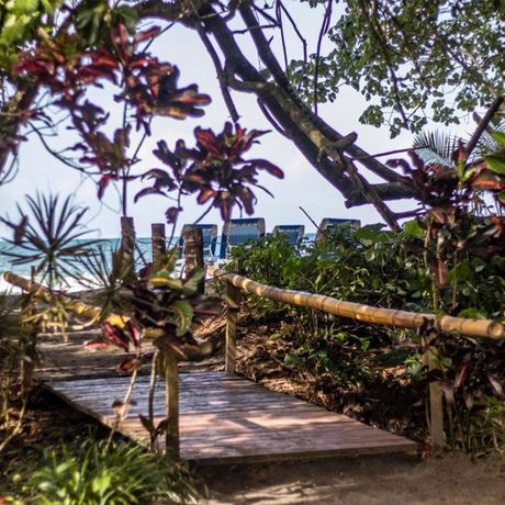 Casa Viva Lodge Strandzugang Blick auf einen Strandzugang