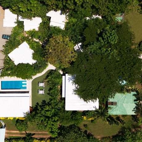 Hotel La Prometida Galerie Vogelperspektive auf das Anwesen
