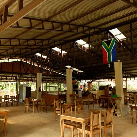 Finca Sura Restaurant Blick in ein Restaurant