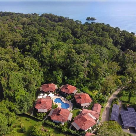 Terrazas del Caribe Galerie Vogelperspektive auf Anwesen