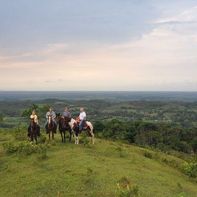 La Finca Lodge Pferde und Reiter