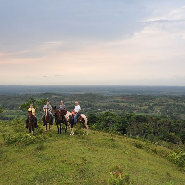 La Finca Lodge Pferde und Reiter
