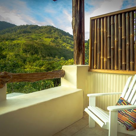 Balkon der Guanacaste Suite von Río-Chirripó-Lodge
