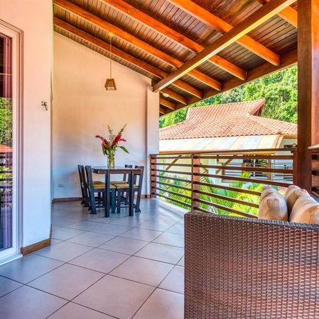 Terrazas del Caribe Galerie Blick auf Terrasse mit Sitzecke